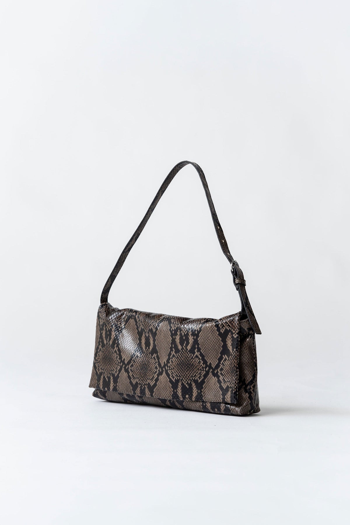 Soft Detachable Belt Bag - Python Embossed