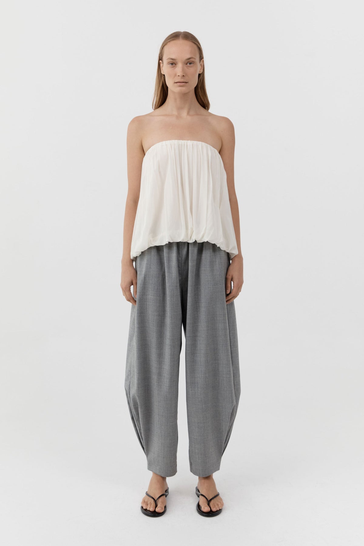 Strapless Balloon Top - Talco