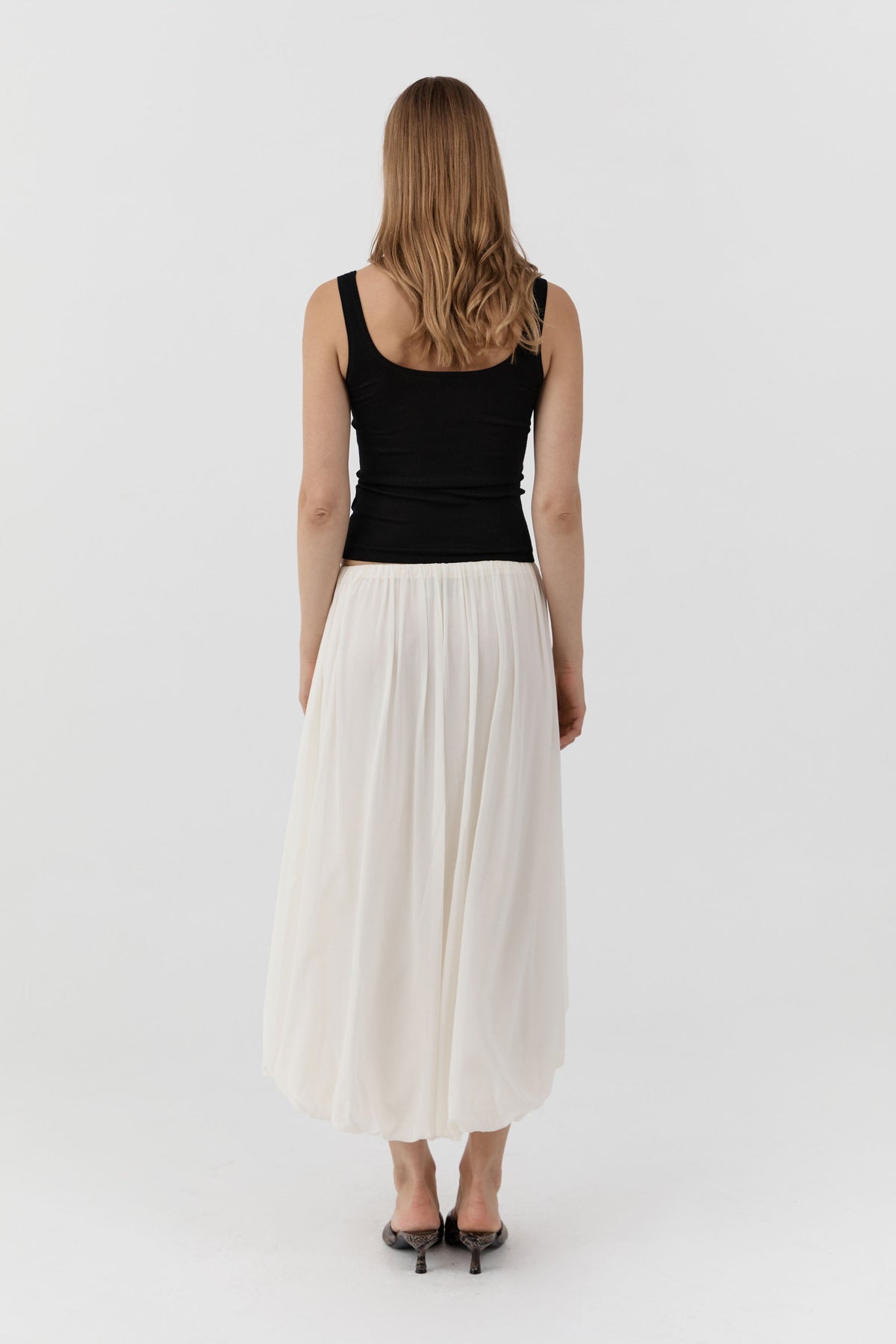 Superfine Merino Wool Tank - Black