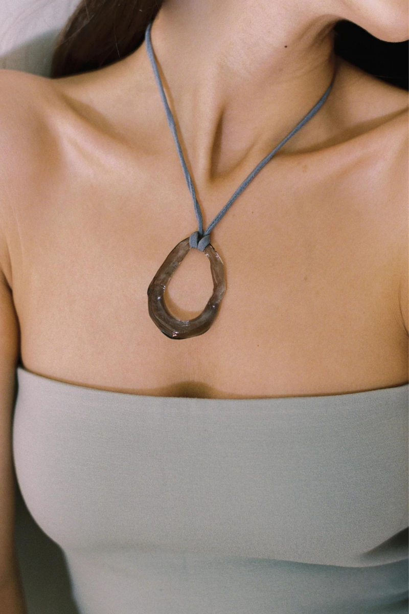 Fondre Necklace - Smoke - By Ayllón