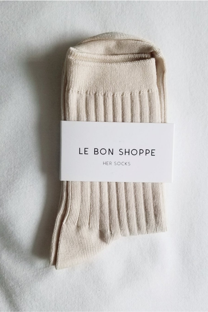 Her Socks By Le Bon - Porcelain