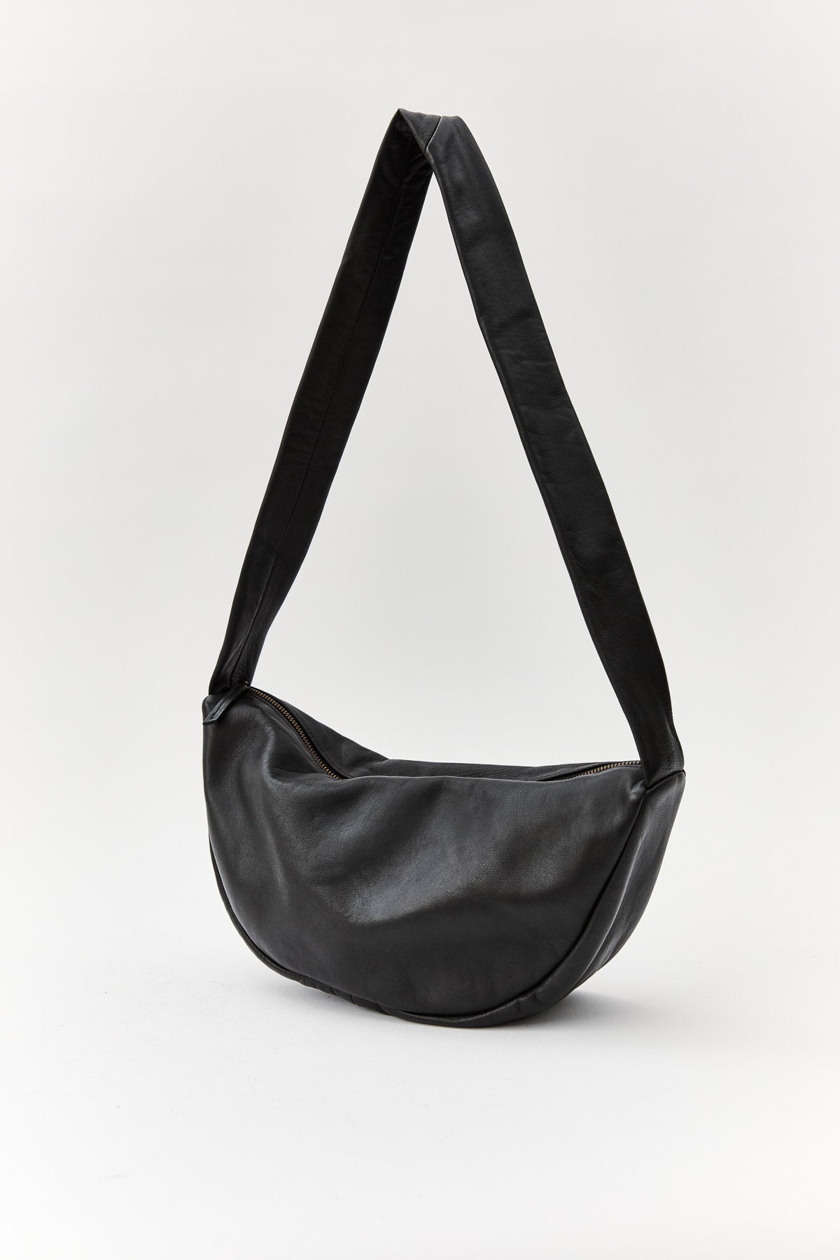 St. Agni | Soft Crescent Bag - Black
