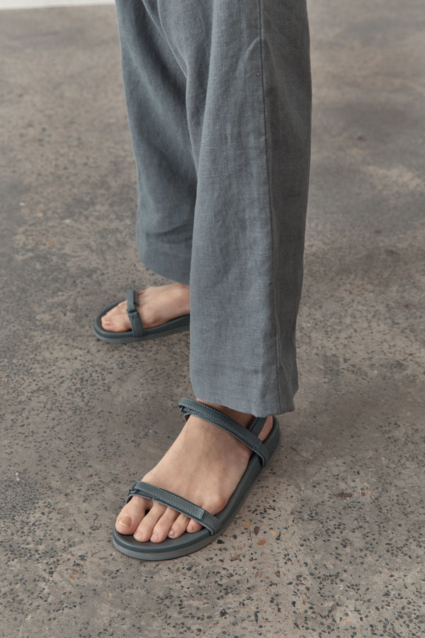 Velcro Gio Sandal - Castor Grey