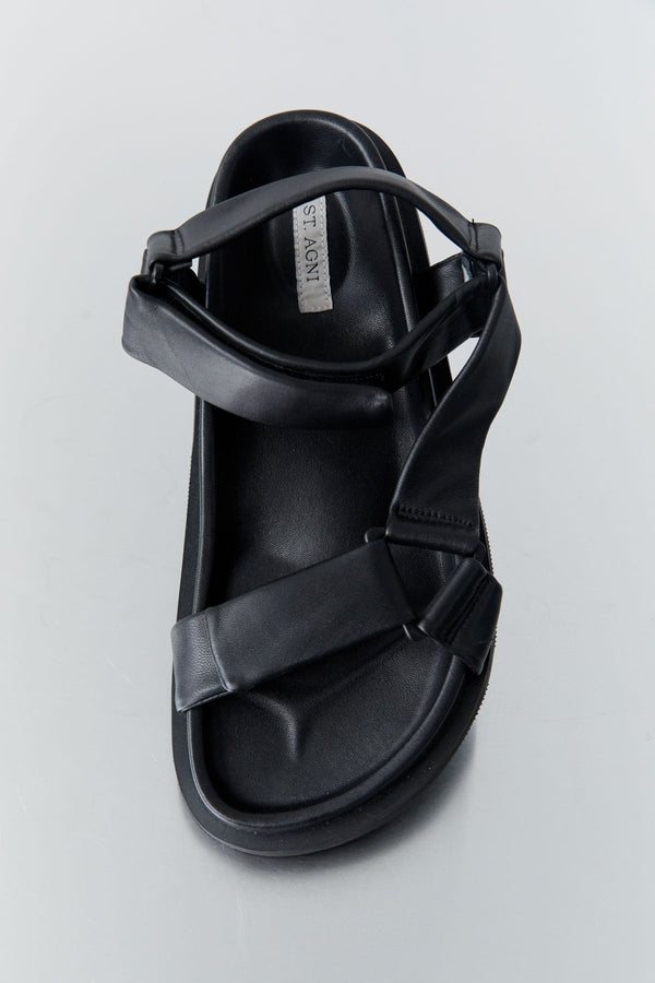 Padded Sportsu Sandal - Black