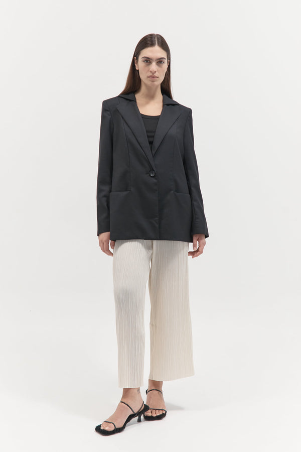Pleated Pants - Oyster