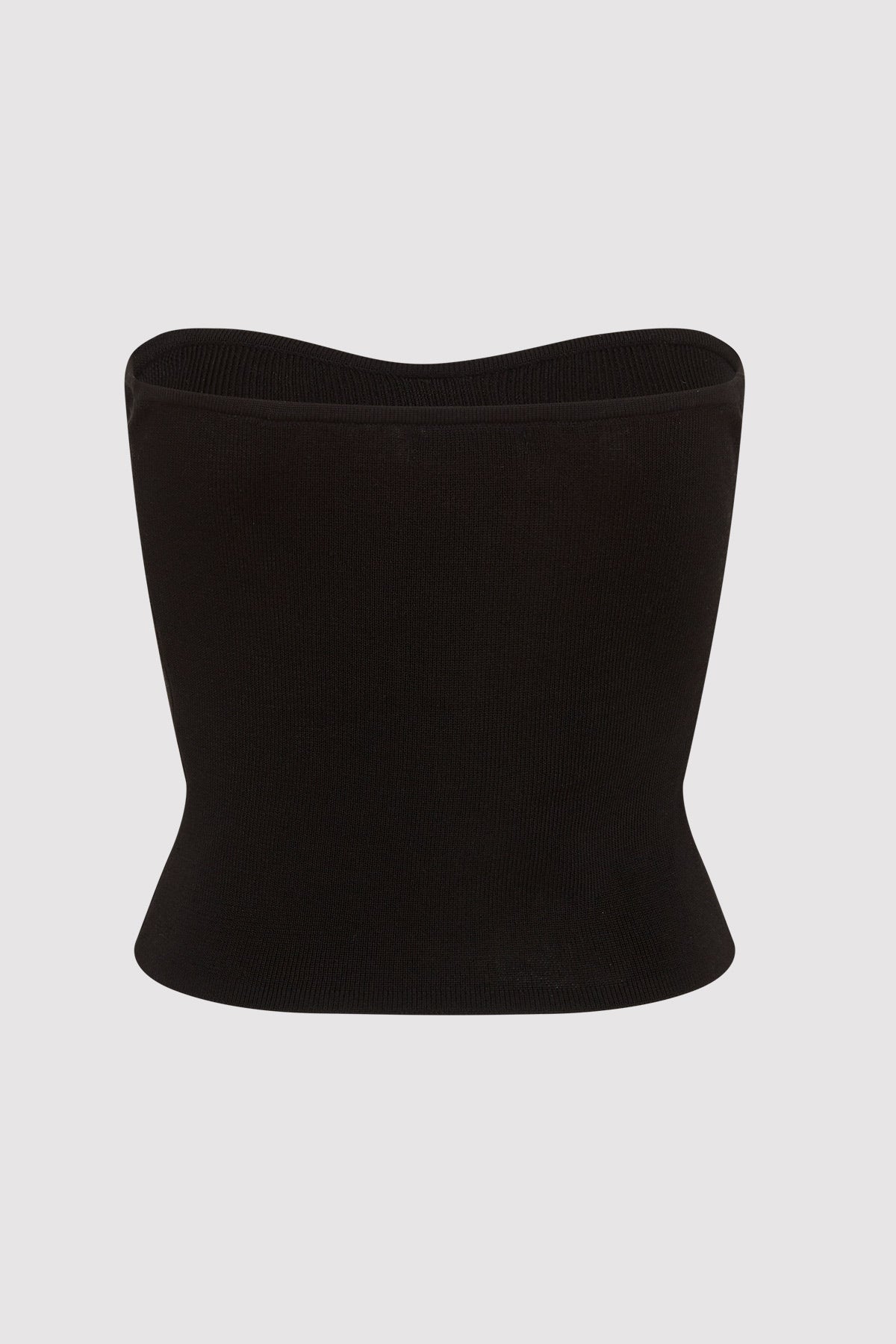 Curve Knit Top - Black