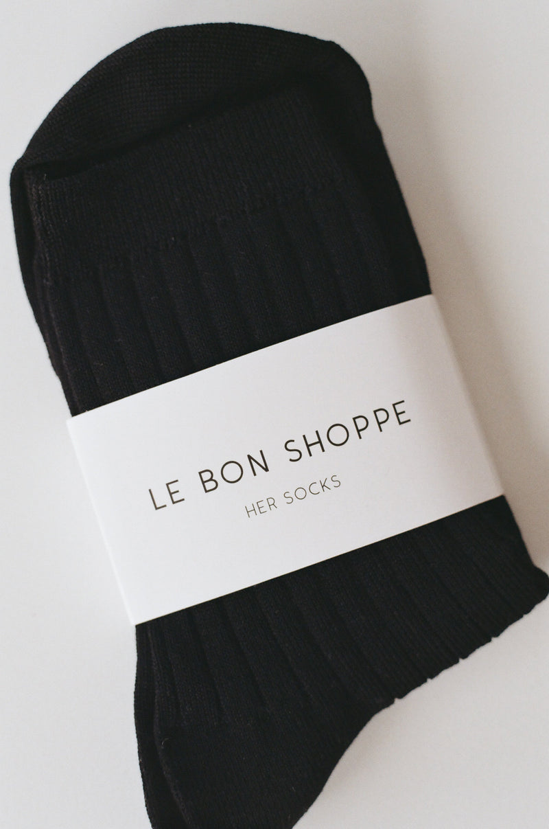 Her Socks By Le Bon - Black