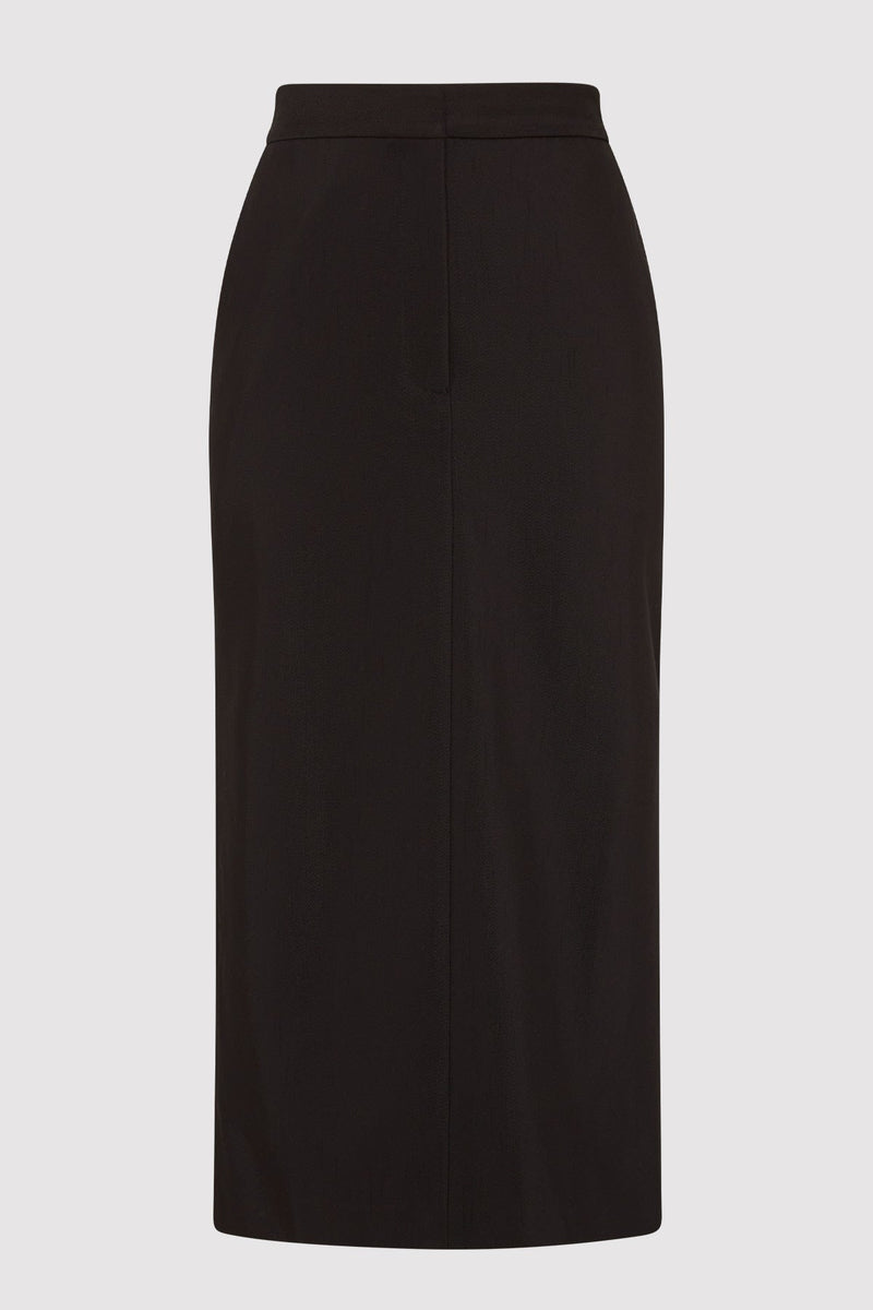 Low waisted Tailored Skirt - Black