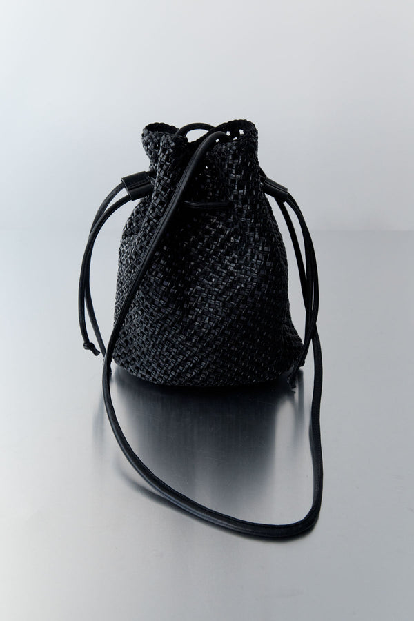 Macrame Knot Bag - Black
