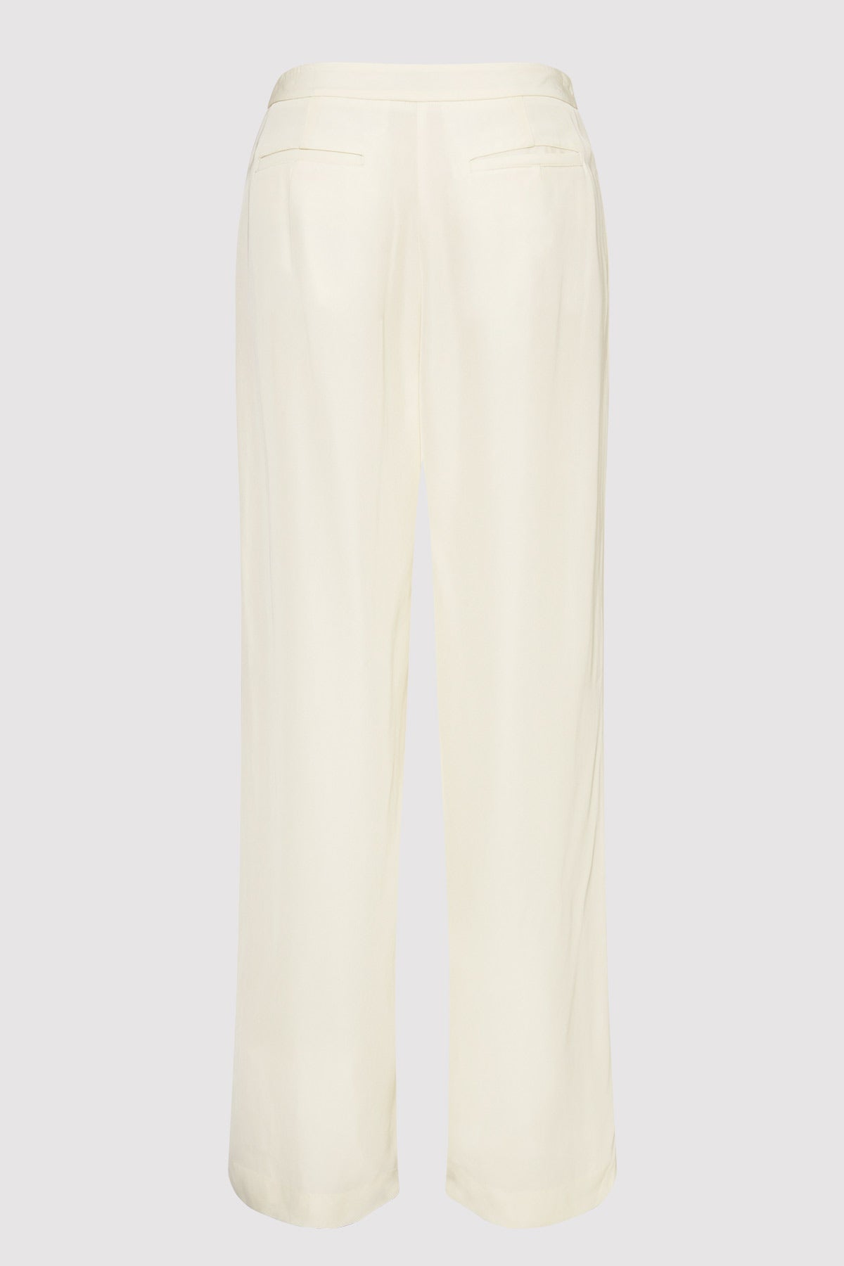 Overlap Waist Trousers - Cool White