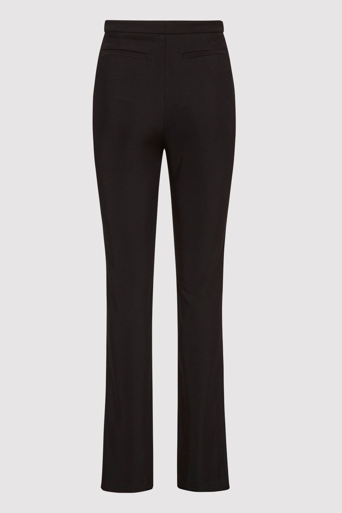 Slim Panelled Trousers - Black